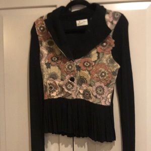 Floral cardigan from Anthropologie